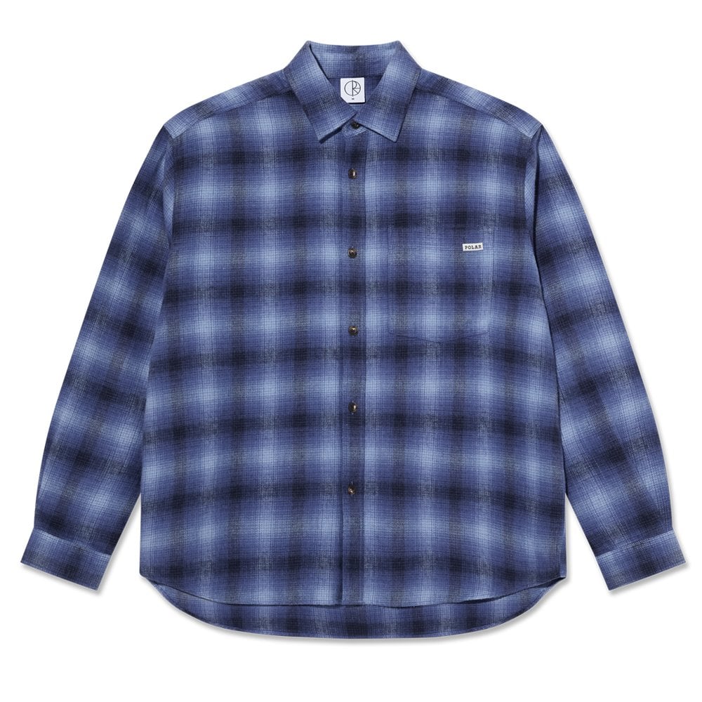 Mitchell Long Sleeve Shirt - Blue Shadow