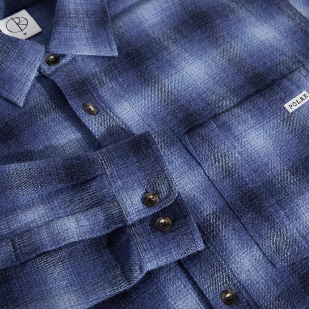 Mitchell Long Sleeve Shirt - Blue Shadow