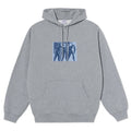 Cut Outs Hoodie - Heather Grey