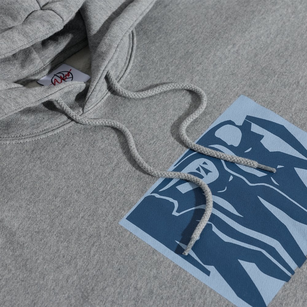Cut Outs Hoodie - Heather Grey