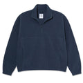Ivan Half Zip Sweatshirt - Grey Blue