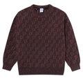 George Sweater P Pattern - P Navy/Orang