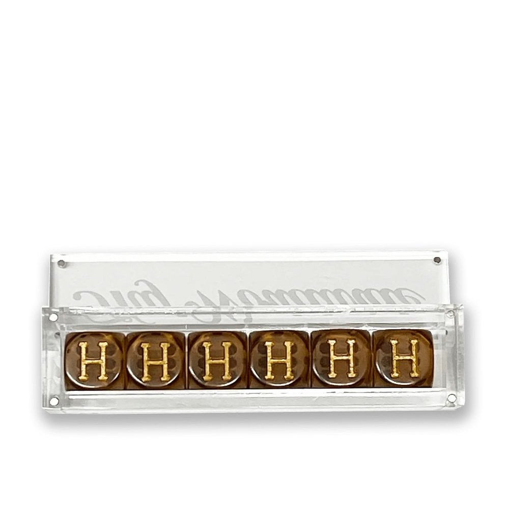 Lux Dice Set - Brown