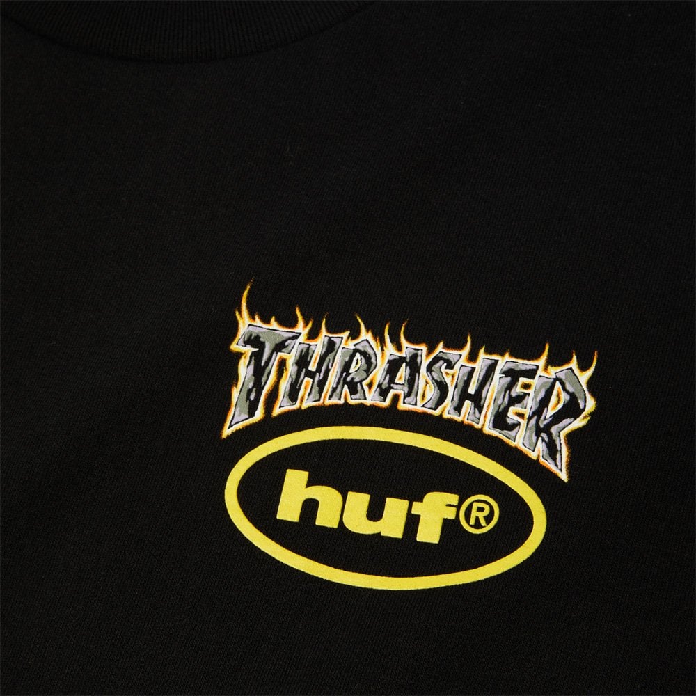 x Thrasher Meltdown T-Shirt - Black