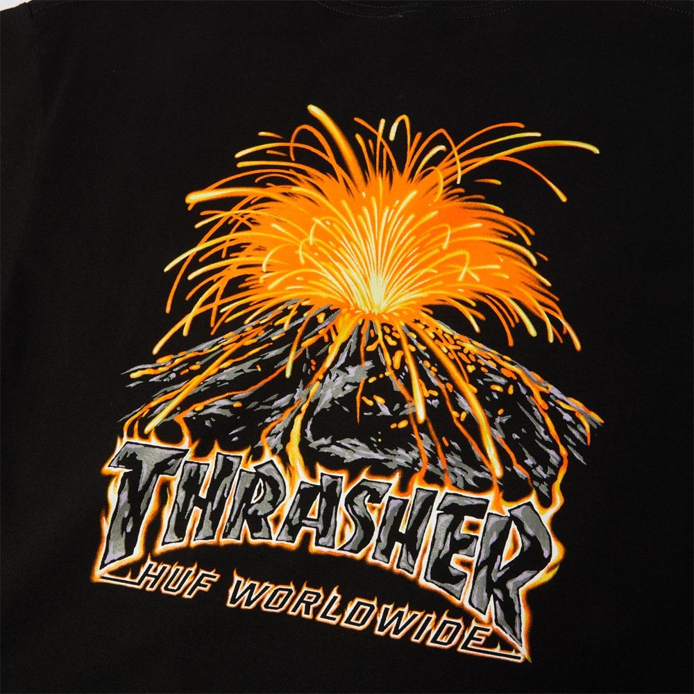 x Thrasher Meltdown T-Shirt - Black