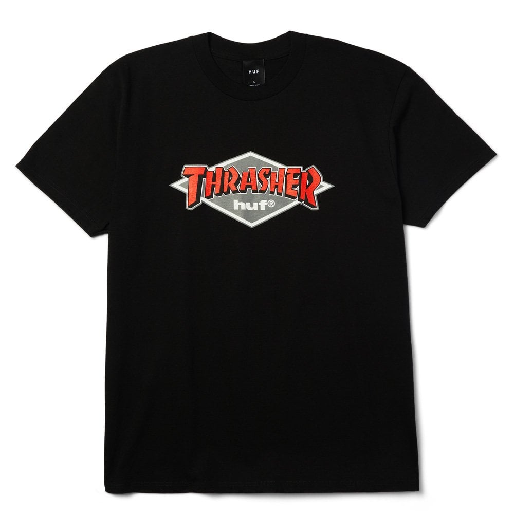 x Thrasher Logo T-Shirt - Black