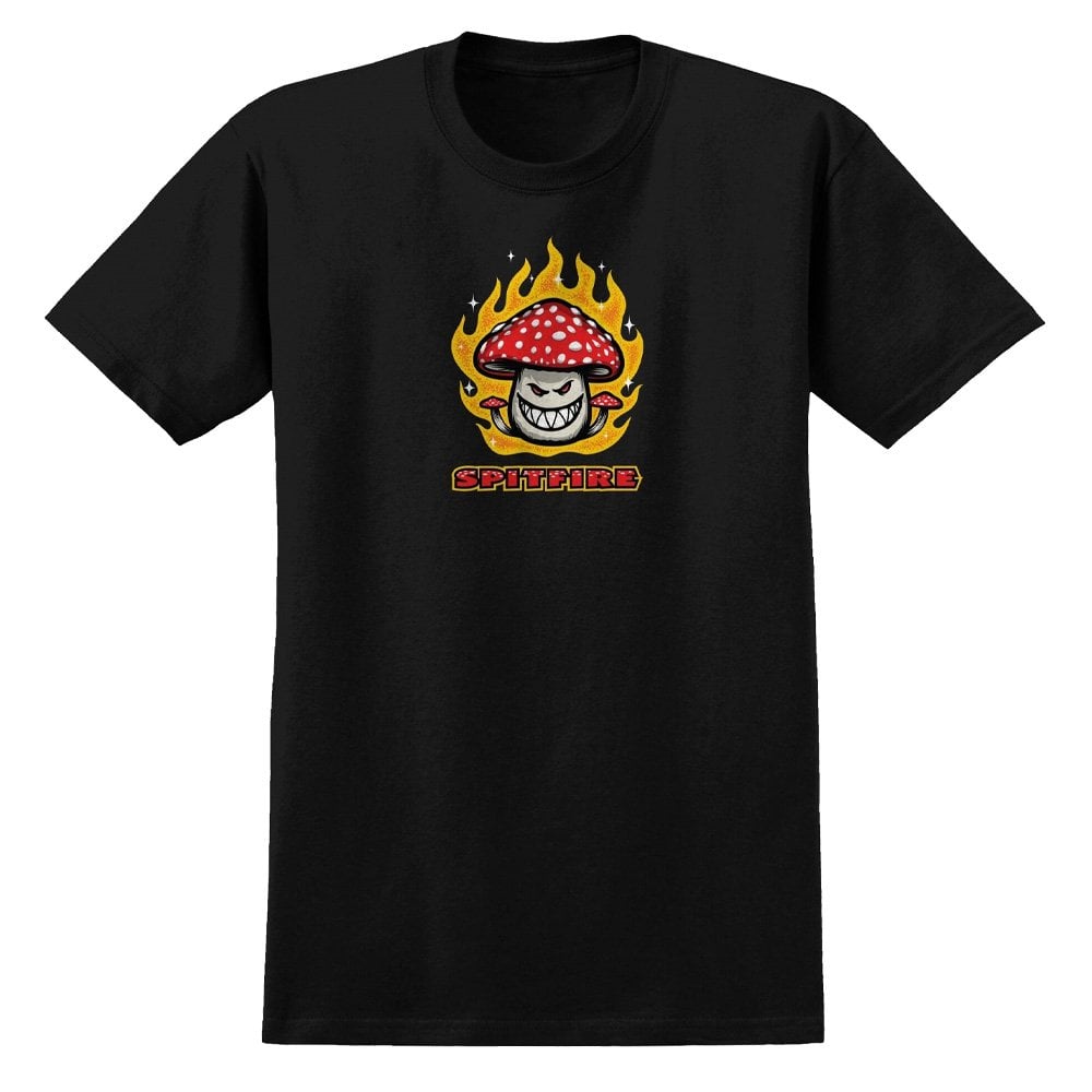 Mushroom Bighead T-Shirt - Black