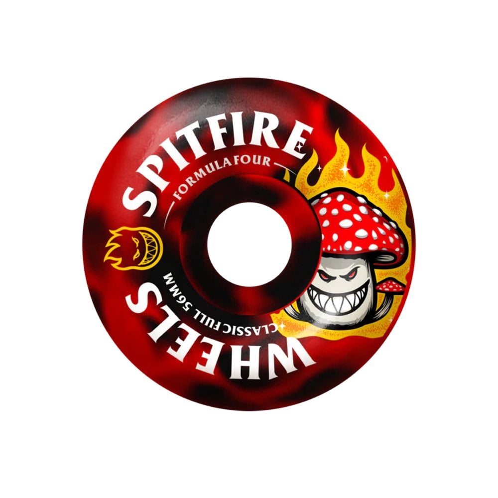 Shroom Bighead F499 Classic Full Wheels - Black/Red