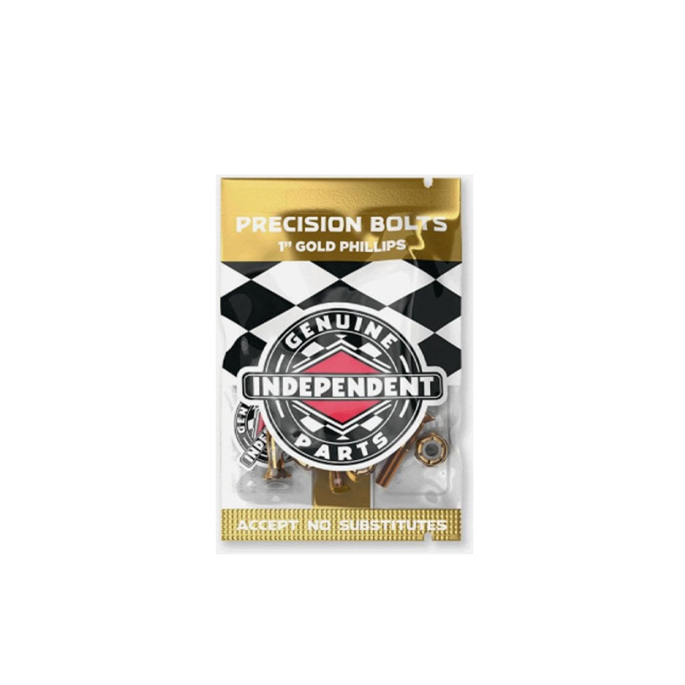 Phillips 1" Bolts - Black/Gold