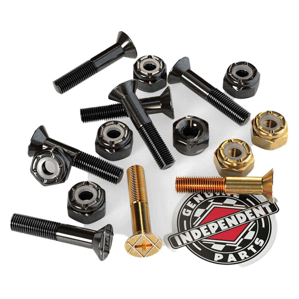 Phillips 1" Bolts - Black/Gold