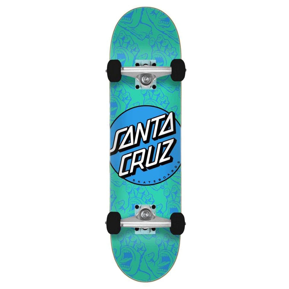 Other Dot Hands Complete Skateboard - Blue/Multi