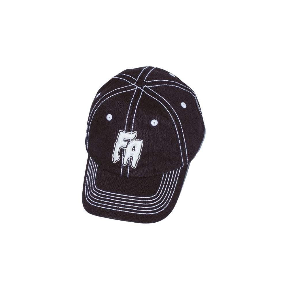 Seduction Contrast Stitch 6 Panel - Black