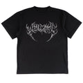 Chrome Fang Garment-Dyed Boxy T-Shirt - Black