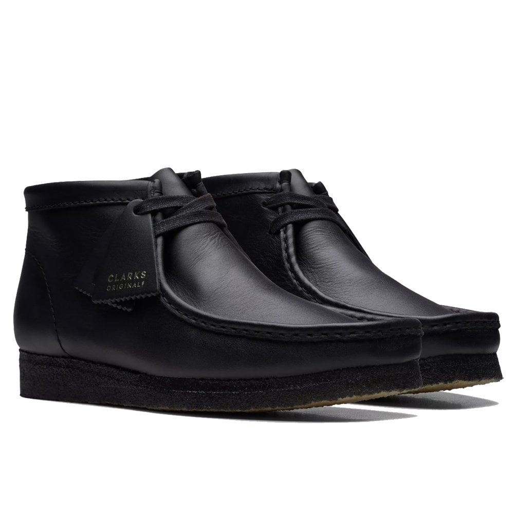 Wallabee Boot  - Black Leath