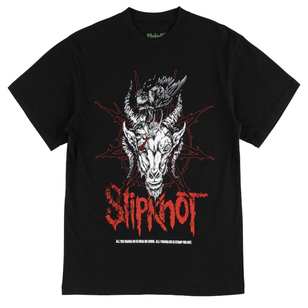 Spit It Out Boxy Garment-Dyed T-Shirt - Black