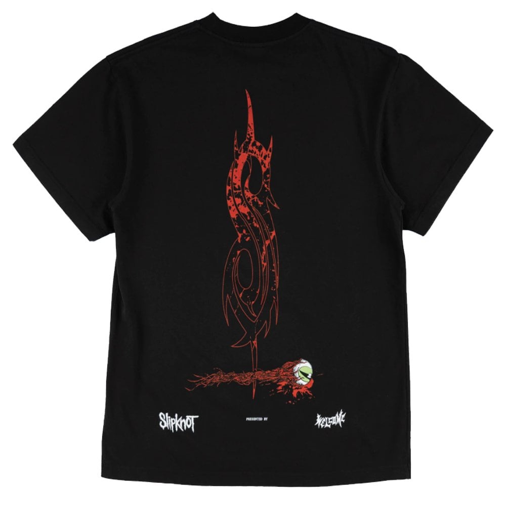 Spit It Out Boxy Garment-Dyed T-Shirt - Black