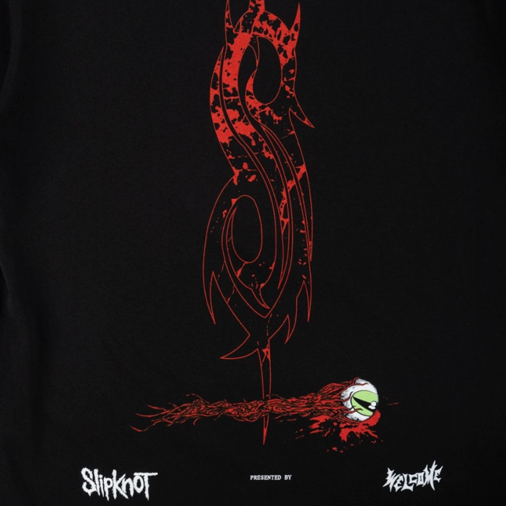 Spit It Out Boxy Garment-Dyed T-Shirt - Black
