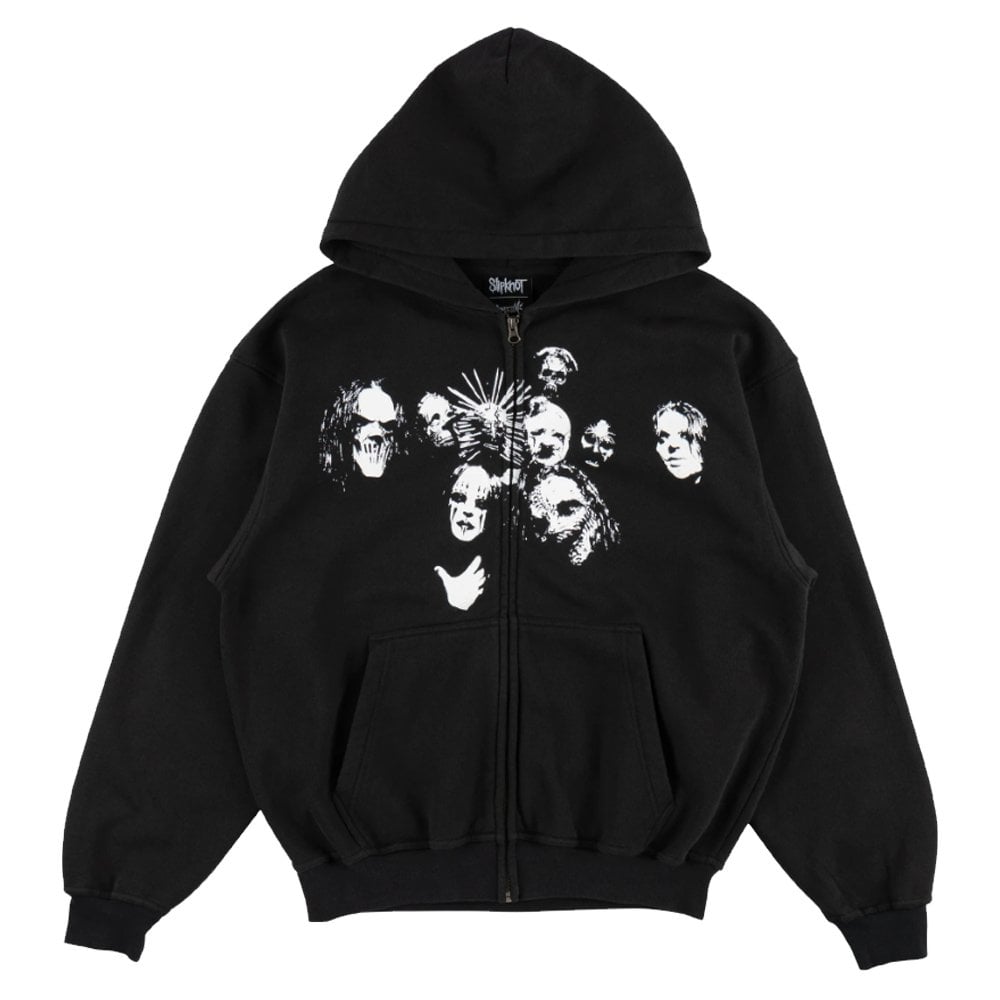 Nonagram Zip Hood - Black