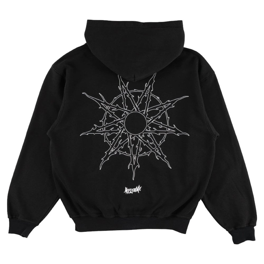 Nonagram Zip Hood - Black