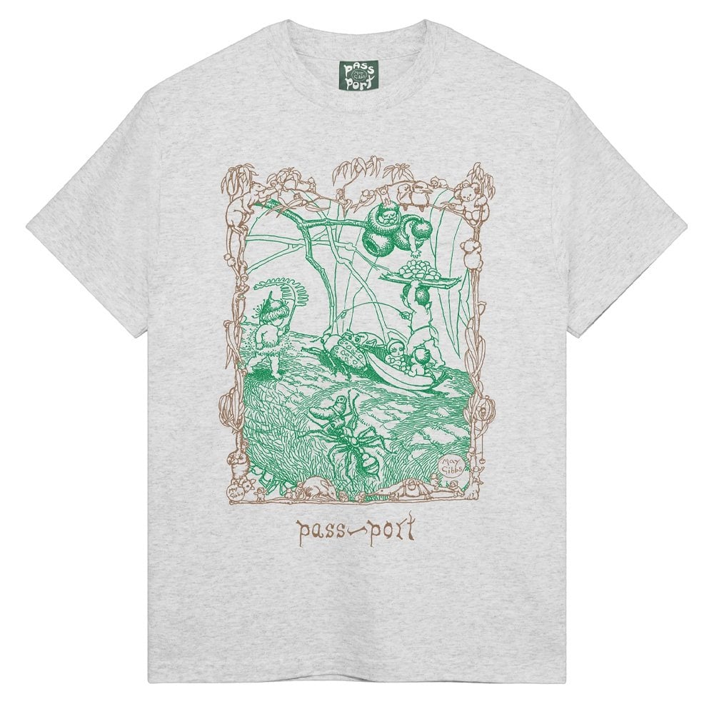 x May Gibbs Scribblegum T-Shirt - Ash
