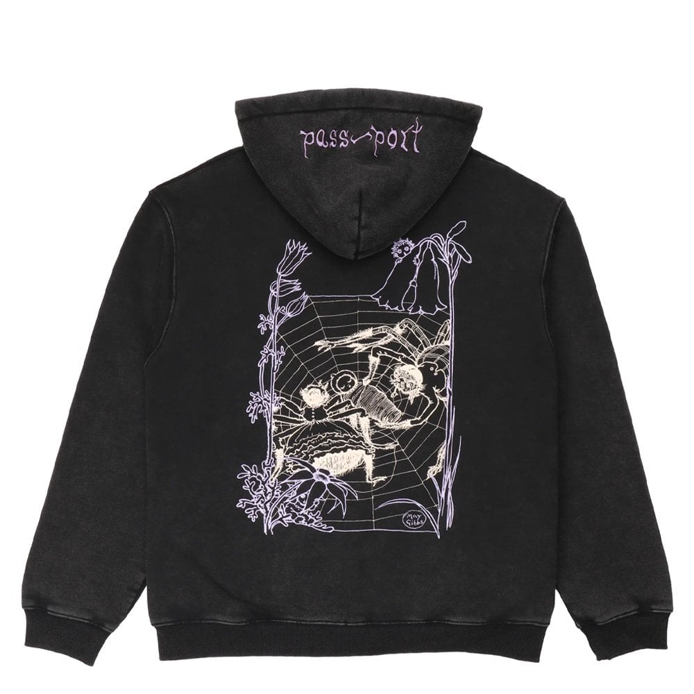 x May Gibbs Webbed Bed Zip Hoodie - Acid Black