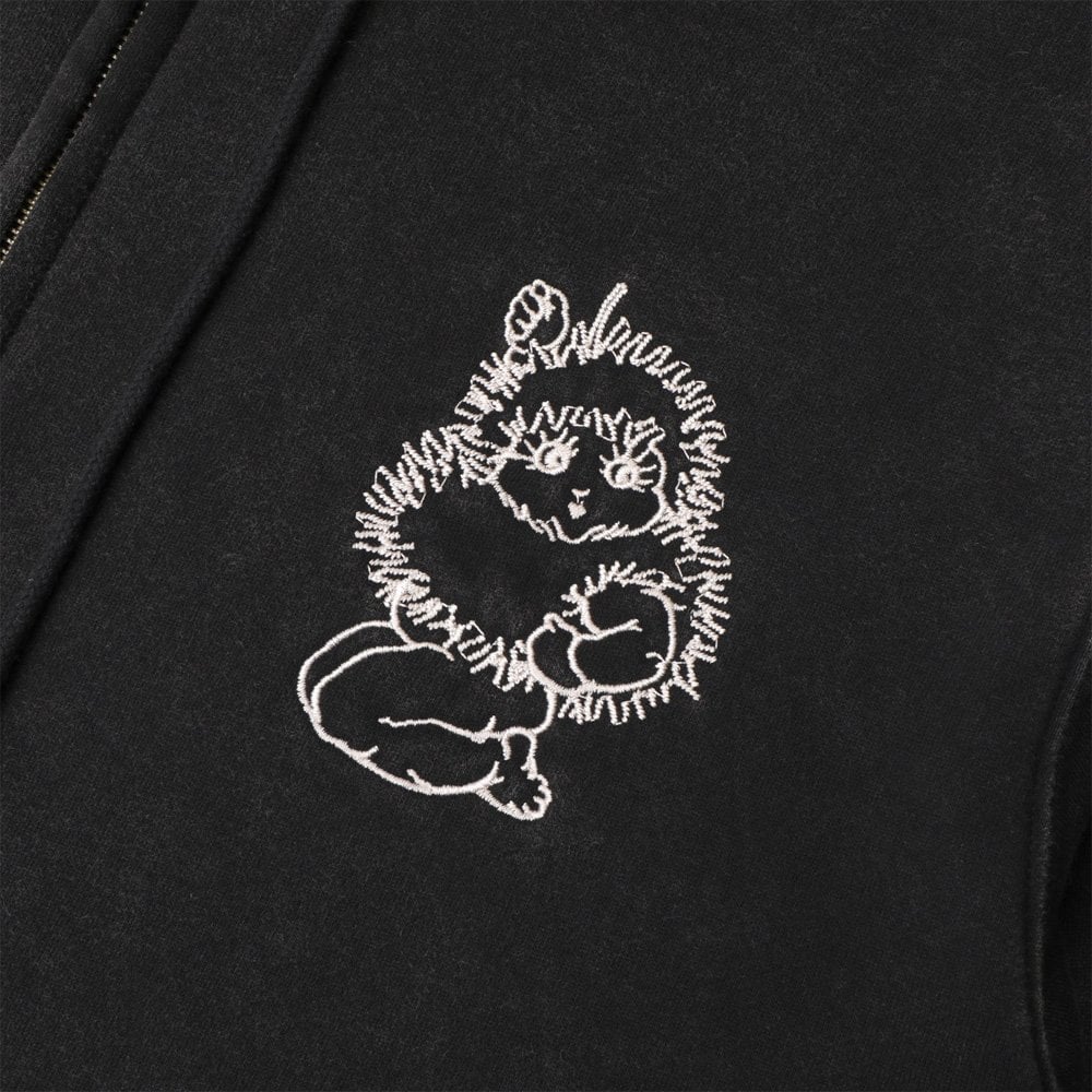 x May Gibbs Webbed Bed Zip Hoodie - Acid Black