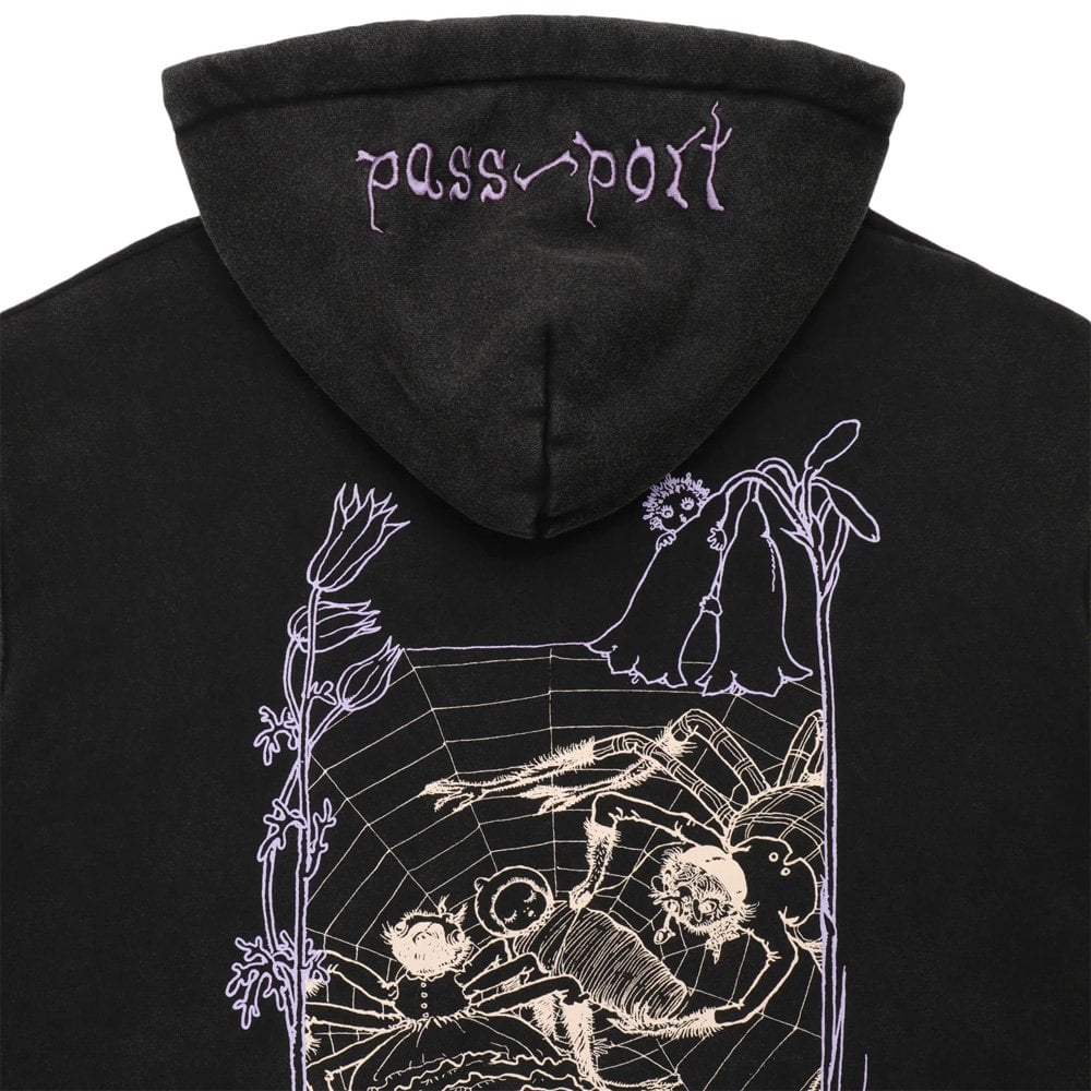 x May Gibbs Webbed Bed Zip Hoodie - Acid Black