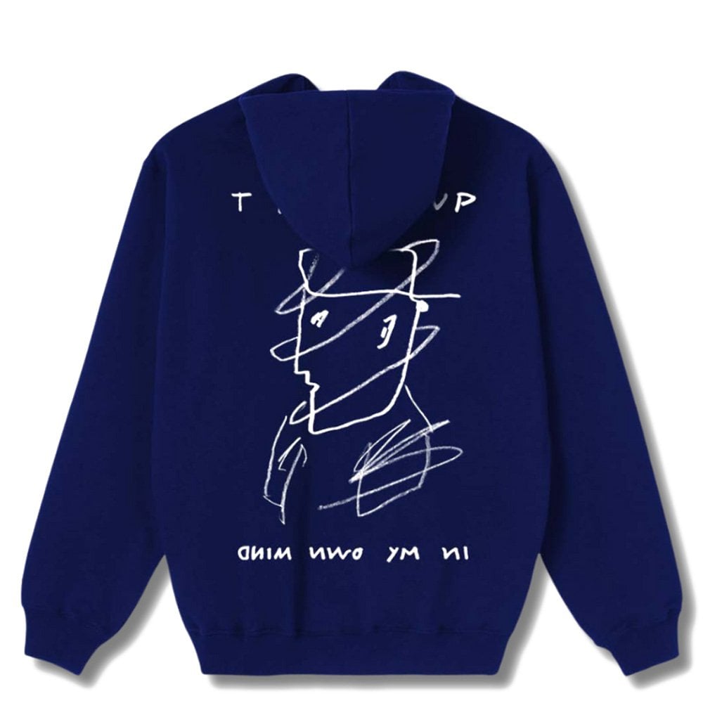 Dave Tied Up Hoodie - Ultramarine