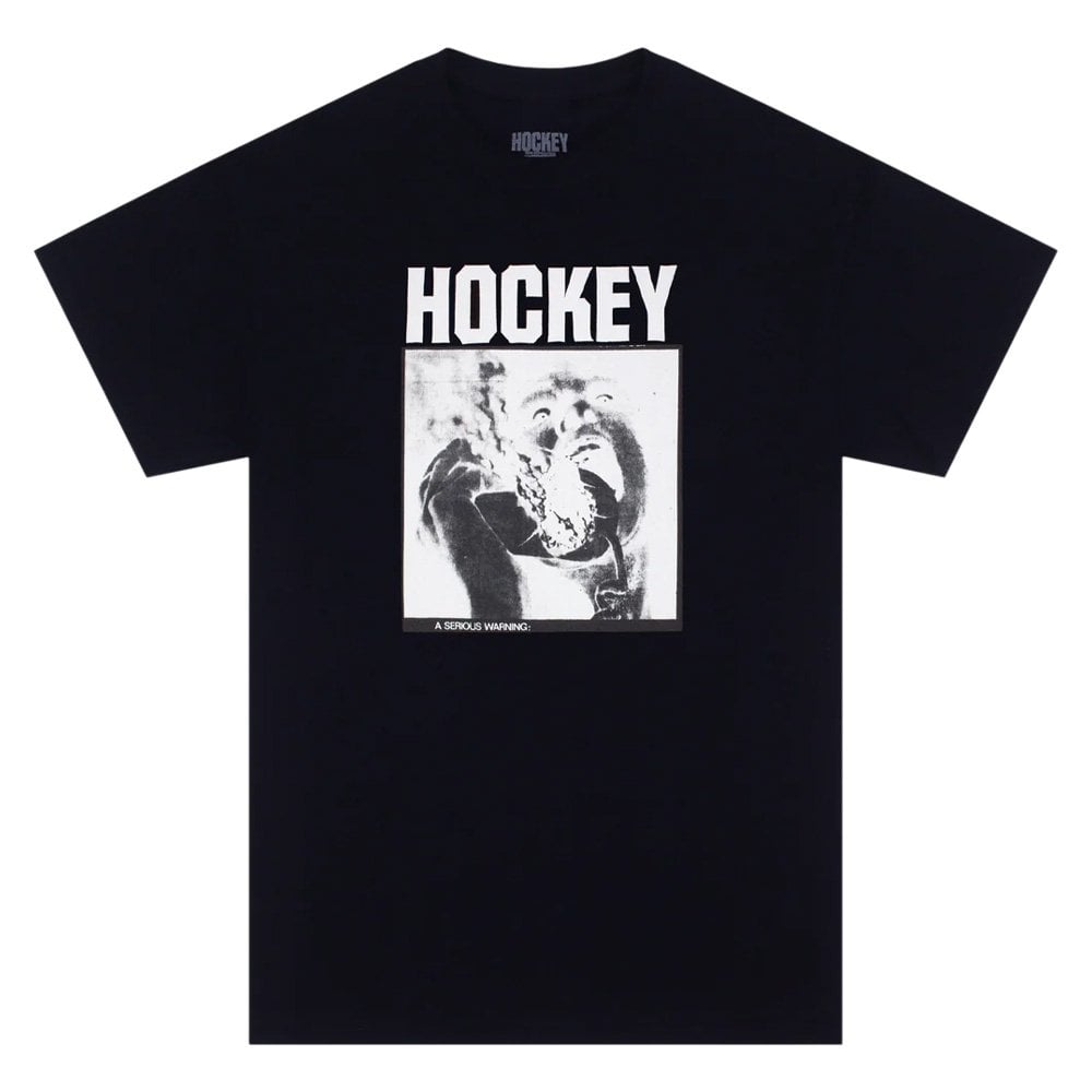 Serious Warning T-Shirt - Black