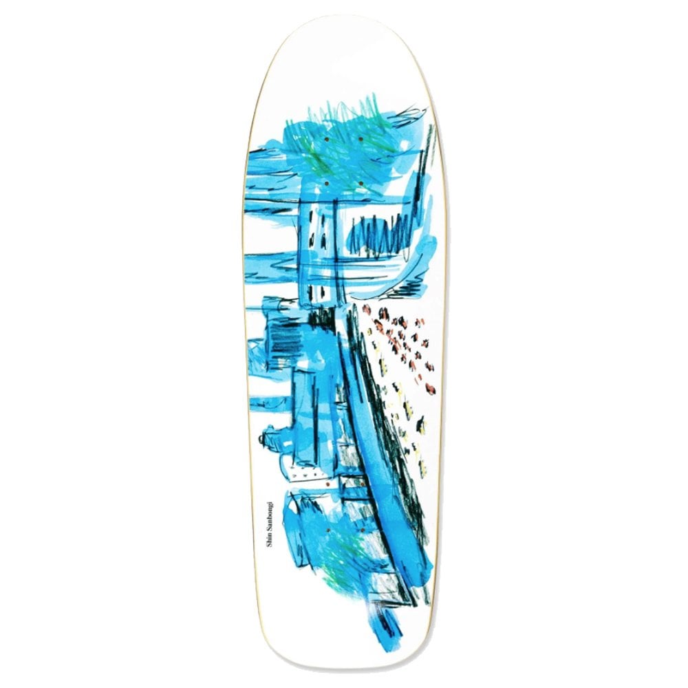 Shin City Skateboard Deck 9.75" - O/C