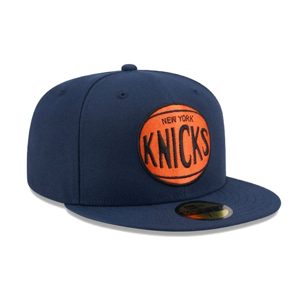 New York Knicks 5950 Fitted Cap - Navy