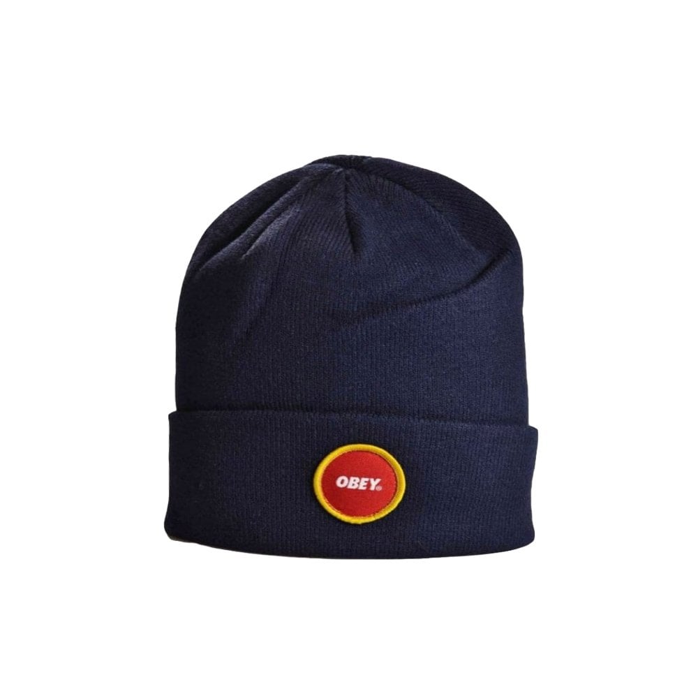 Circle Beanie - Navy