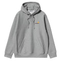 Hooded American Script Sweatshirt - Grey Heather