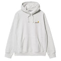 Hooded American Script Sweatshirt - Ash Heather