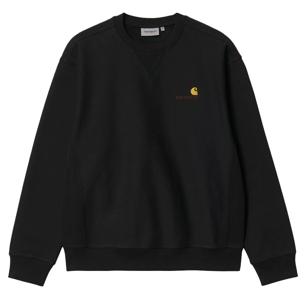 American Script Sweatshirt  - Black