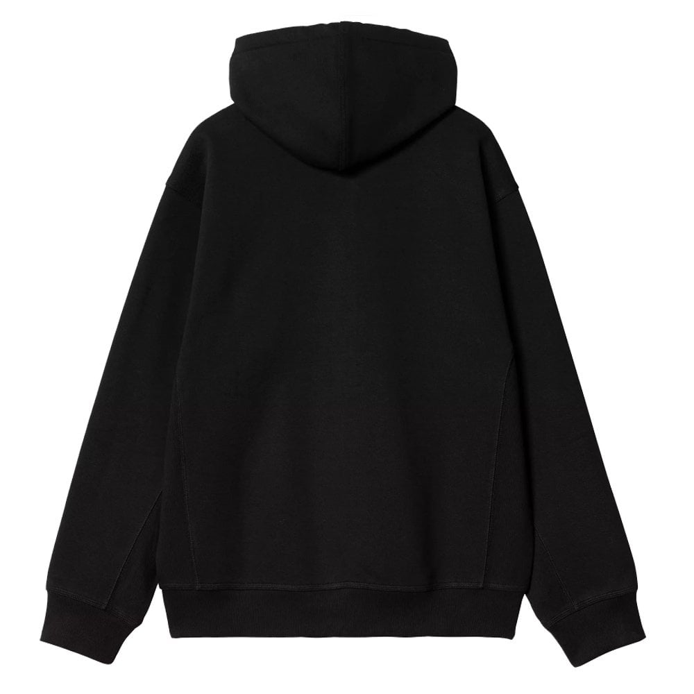 Hooded American Script Jacket - Black