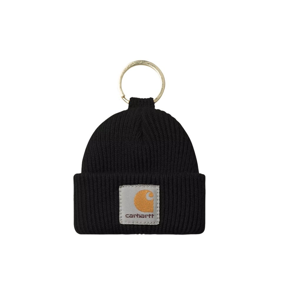 Mini Watch Hat Keychain - Black