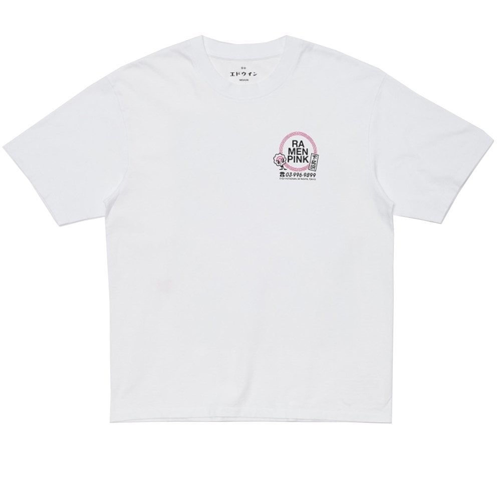Ramen Pink T-Shirt - White