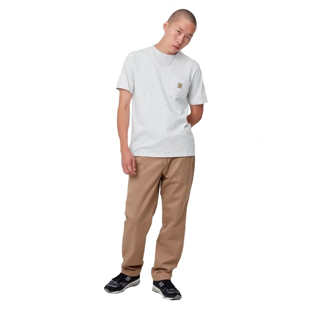 Pocket T-Shirt  - Ash Heather