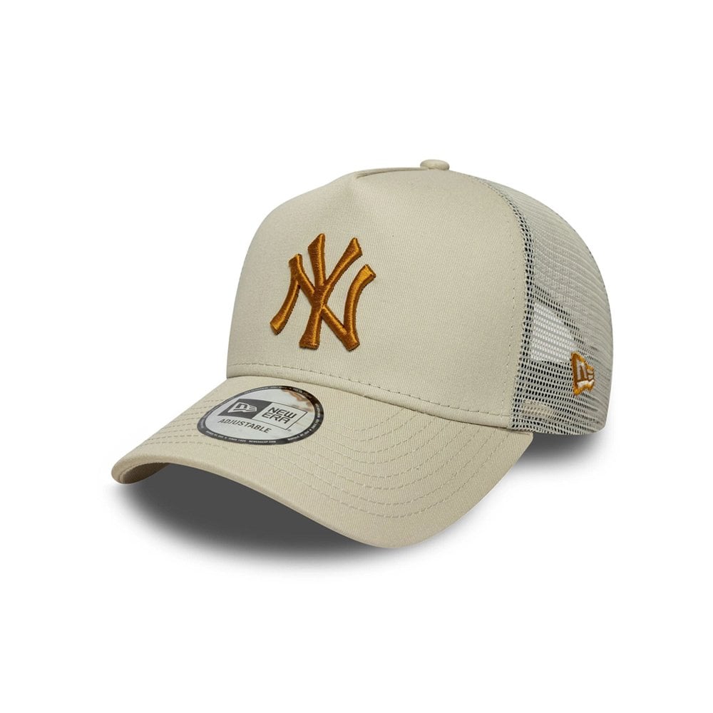 MLB 9FORTY A-Frame Trucker Cap - Ny Stone