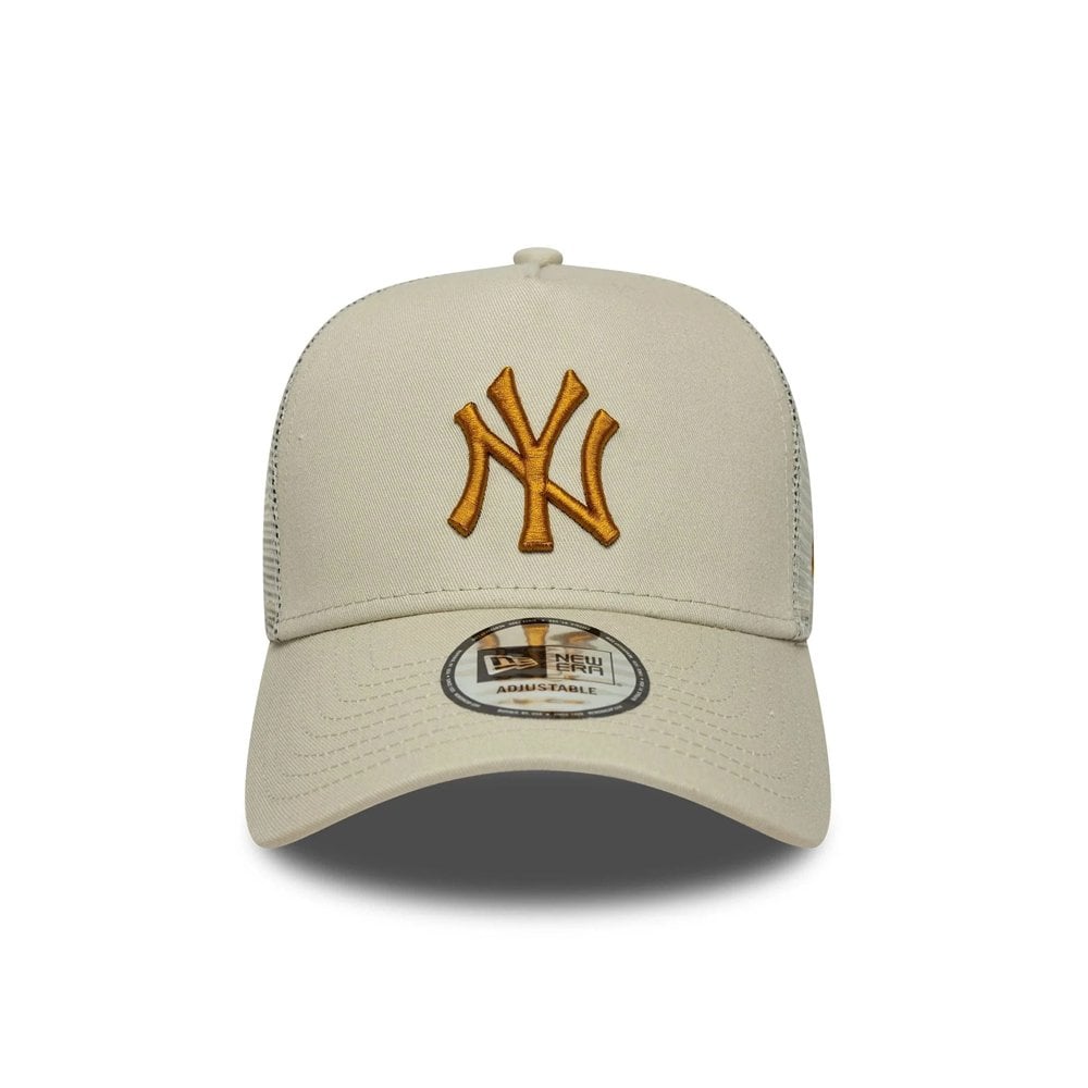 MLB 9FORTY A-Frame Trucker Cap - Ny Stone