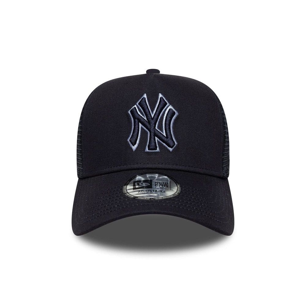 New York Yankees MLB Outline 9FORTY E-Frame Trucker Cap - Navy