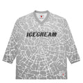 Cracked Ice Hockey Shirt - Grey