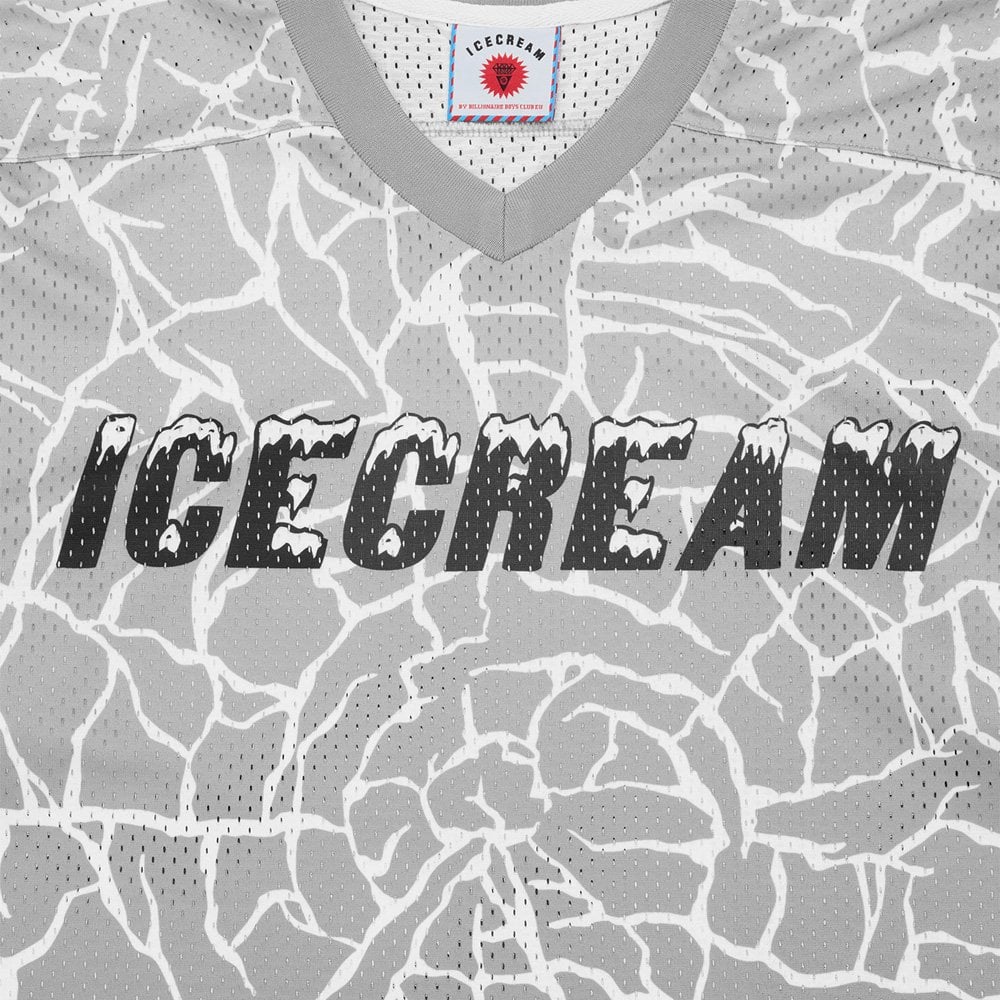 Cracked Ice Hockey Shirt - Grey