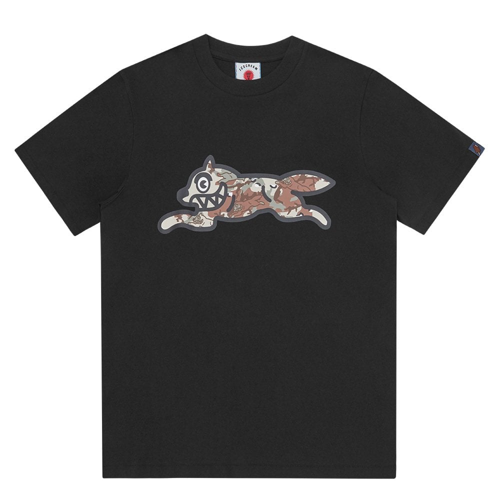 Choc Chip Running Dog T-Shirt - Black