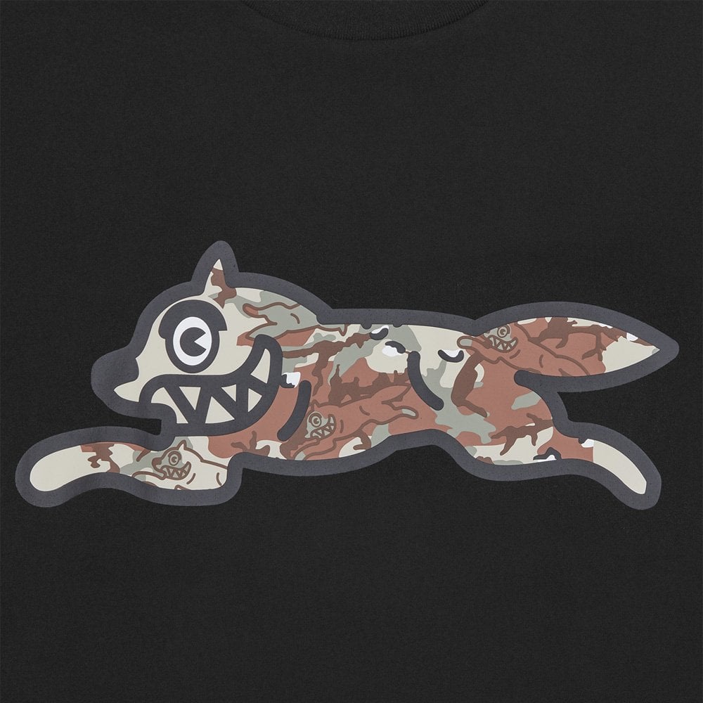 Choc Chip Running Dog T-Shirt - Black