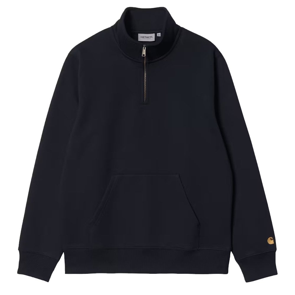 Chase Neck Zip Sweatshirt - Dark Navy