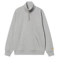 Chase Neck Zip Sweatshirt - Grey Heather