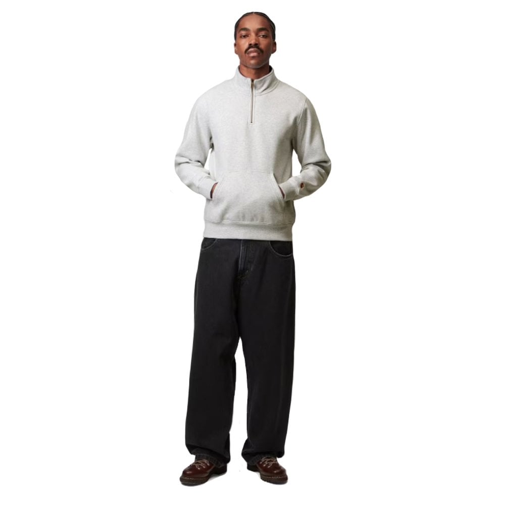 Chase Neck Zip Sweatshirt - Ash Heather