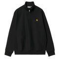 Half Zip American Script Sweatshirt - Black